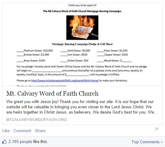 Shirley Caesar - Financial Exploitation 3